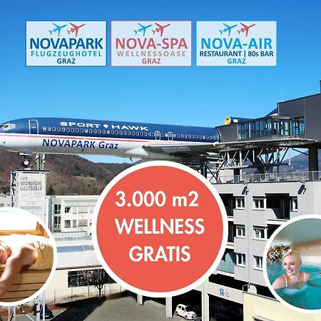 Novapark Flugzeughotel グラーツ エクステリア 写真